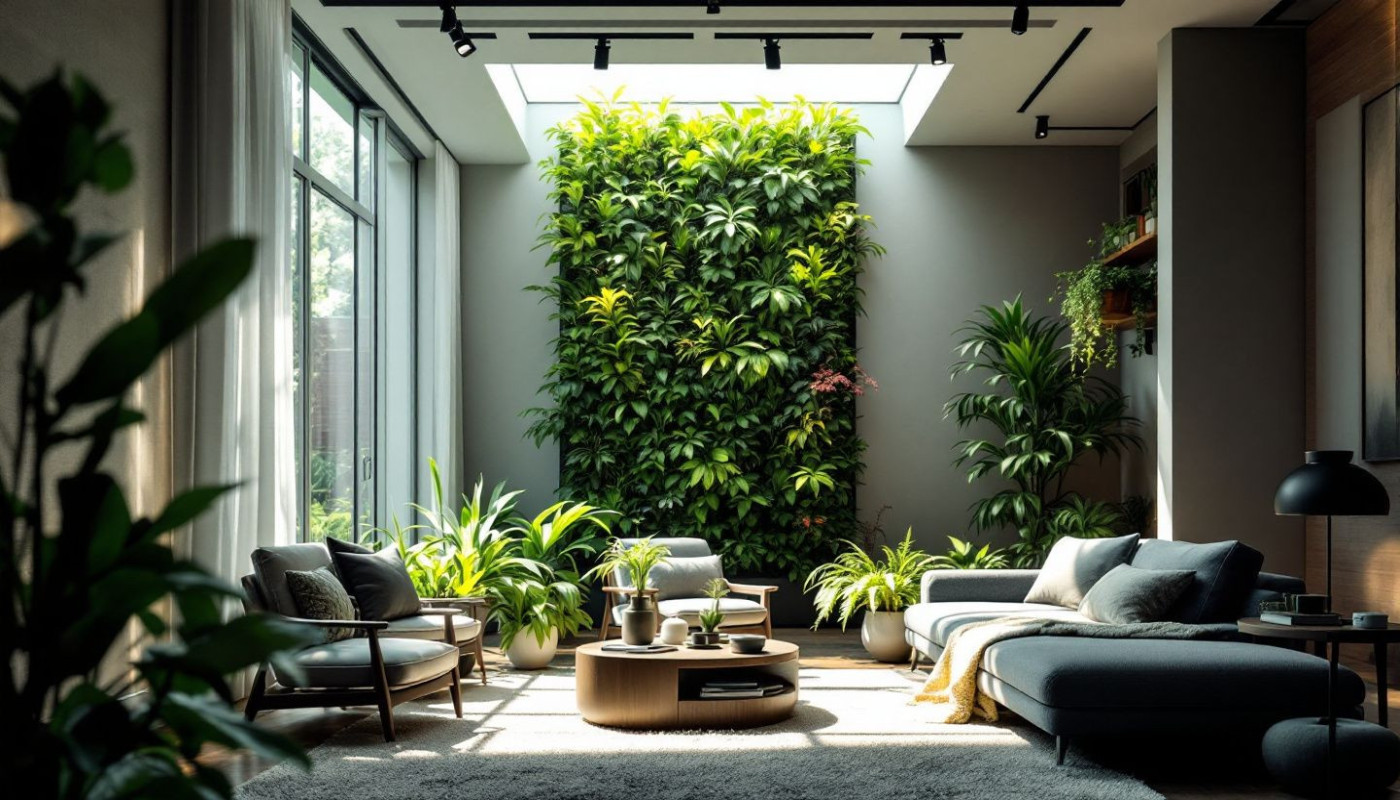 Créer un mur végétal intérieur pour améliorer la qualité de l'air et le bien-être